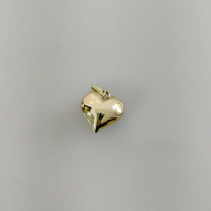 DIJE TEJIDO CORAZON LISO 14K 1.3 GR (NUEVO)