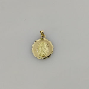 DIJE MEDALLA RELIGIOSA 14K 0.8 GR (NUEVO)