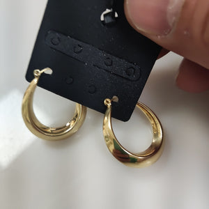 ARRACADAS PAR ORO 14 K 2.9 GRMS (SEMINUEVO)