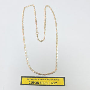 CADENA ORO COMBINADO 10 K 4,30 GRMS (SEMINUEVO)