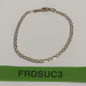 PULSERA GUCHI 14K 18 CM 2 GR (NUEVO)