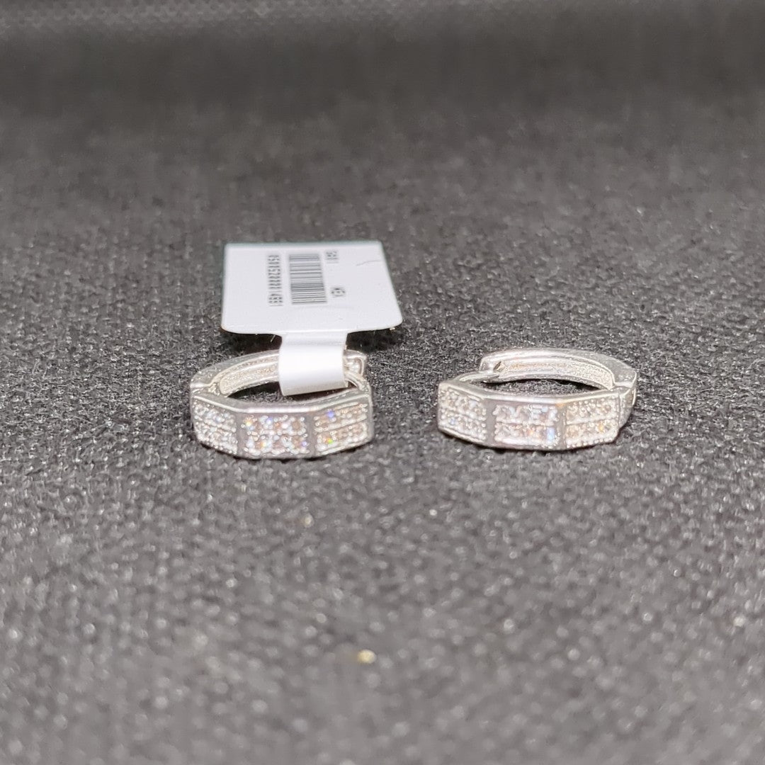 ARRACADAS C/CIRCONIAS PLATA .925 2.5 GR (NUEVO)