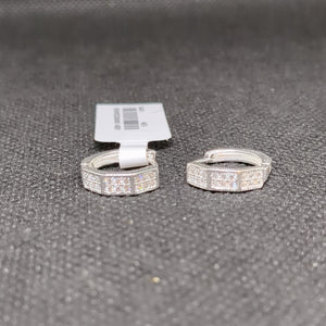 ARRACADAS C/CIRCONIAS PLATA .925 2.5 GR (NUEVO)