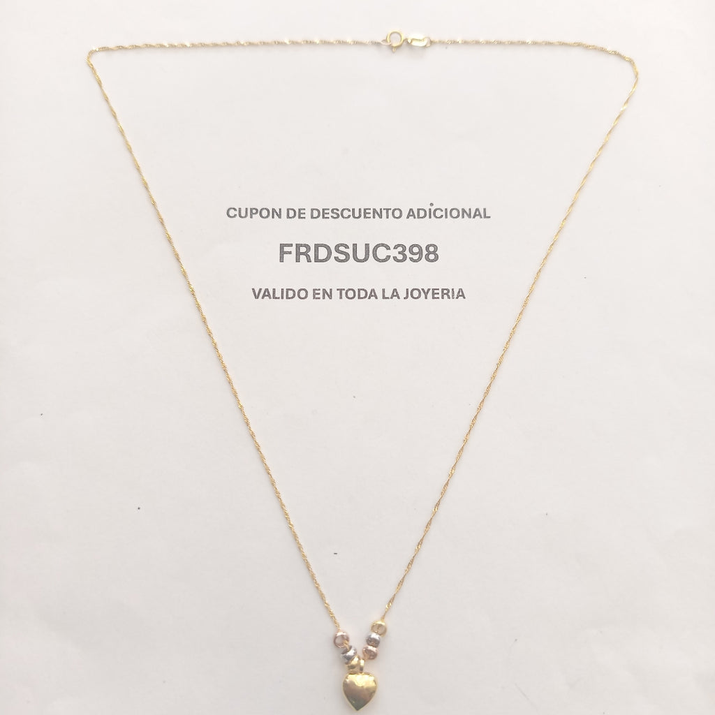 GARGANTILLA ORO 10 K 1,30 GRMS (SEMINUEVO)