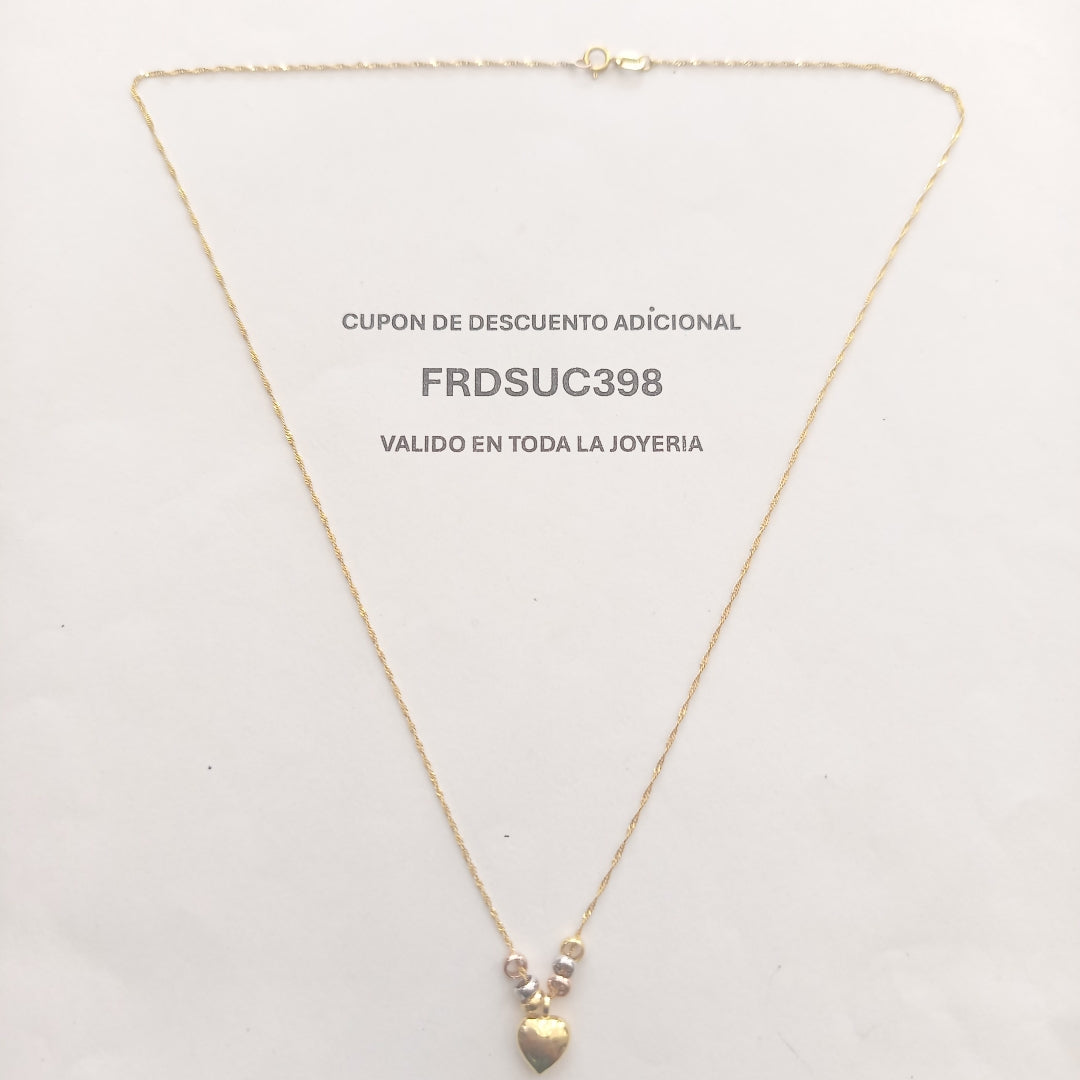 GARGANTILLA ORO 10 K 1,30 GRMS (SEMINUEVO)
