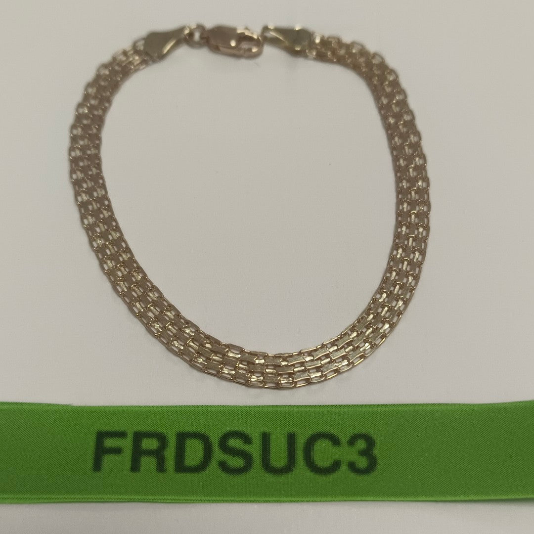 PULSERA ESPECIAL 10K 18 CM 3.8 GR (NUEVO)