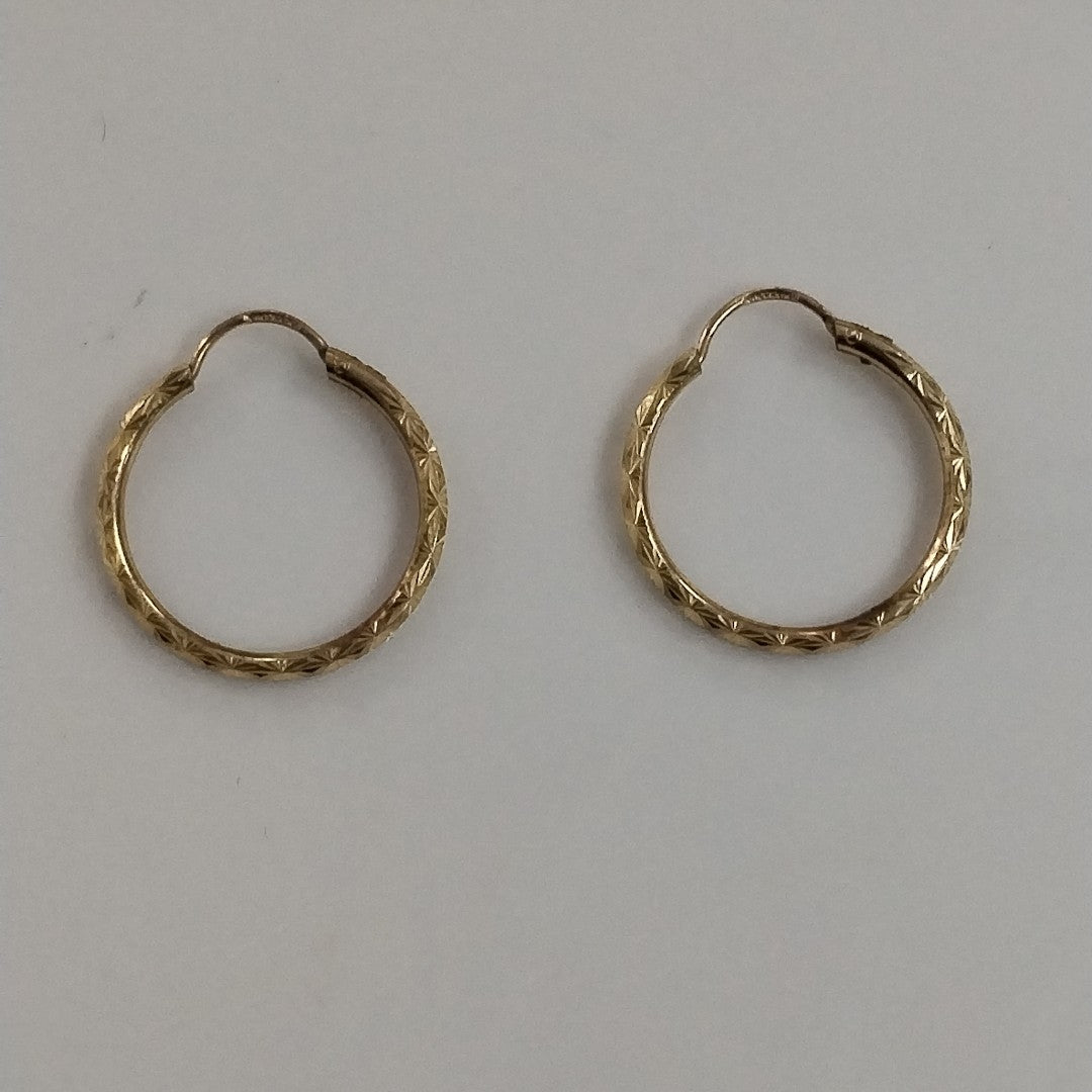 ARRACADAS PAR ORO 10 K 1.7 GRMS (SEMINUEVO)