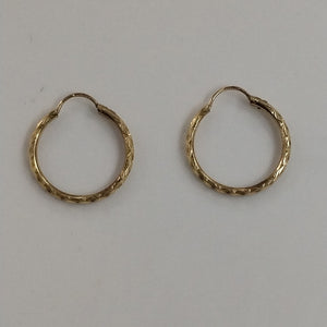 ARRACADAS PAR ORO 10 K 1.7 GRMS (SEMINUEVO)
