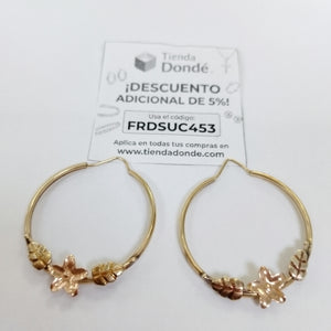 ARRACADAS PAR ORO 14 K 5,00 GRMS (SEMINUEVO)
