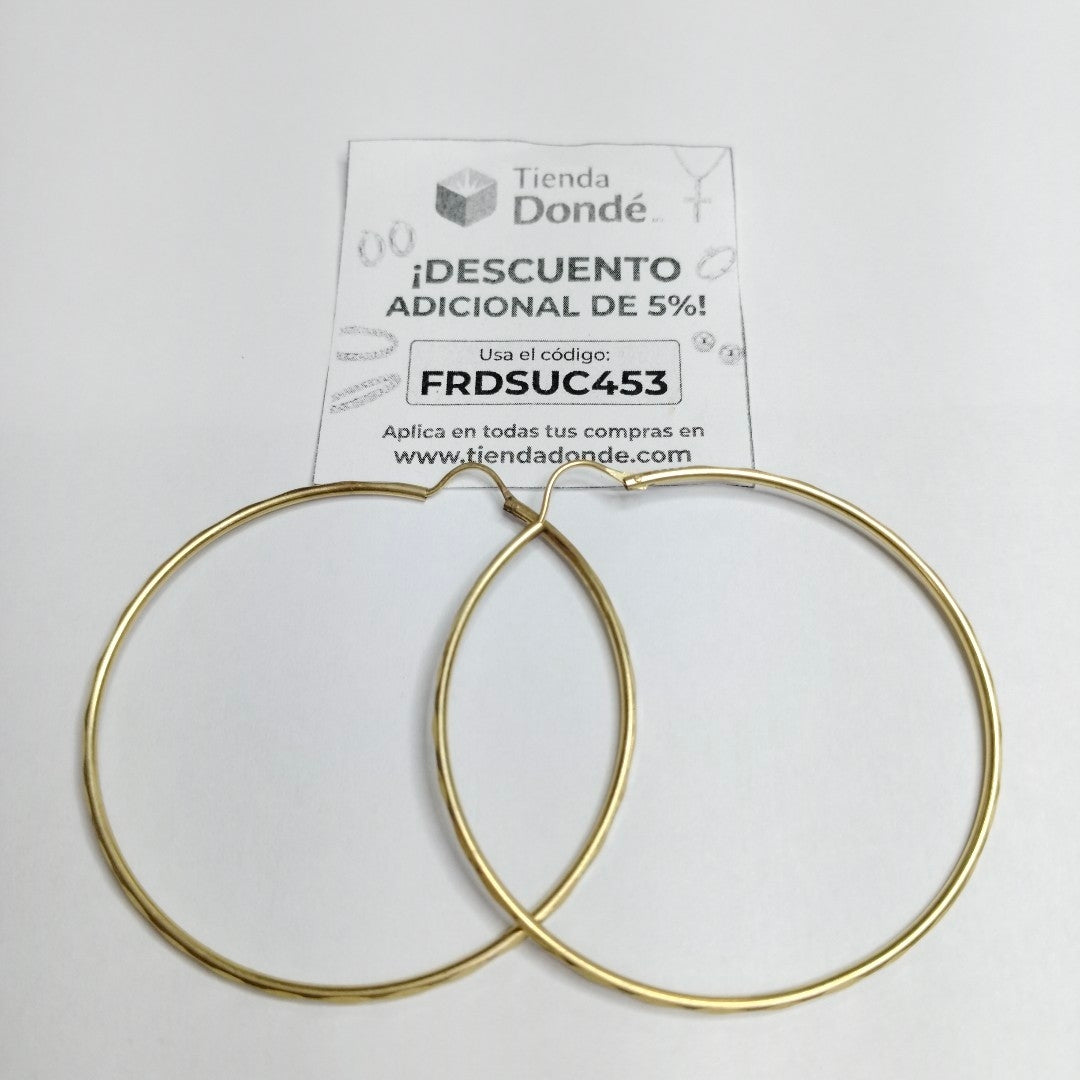 ARRACADAS PAR ORO 10 K 3,30 GRMS (SEMINUEVO)