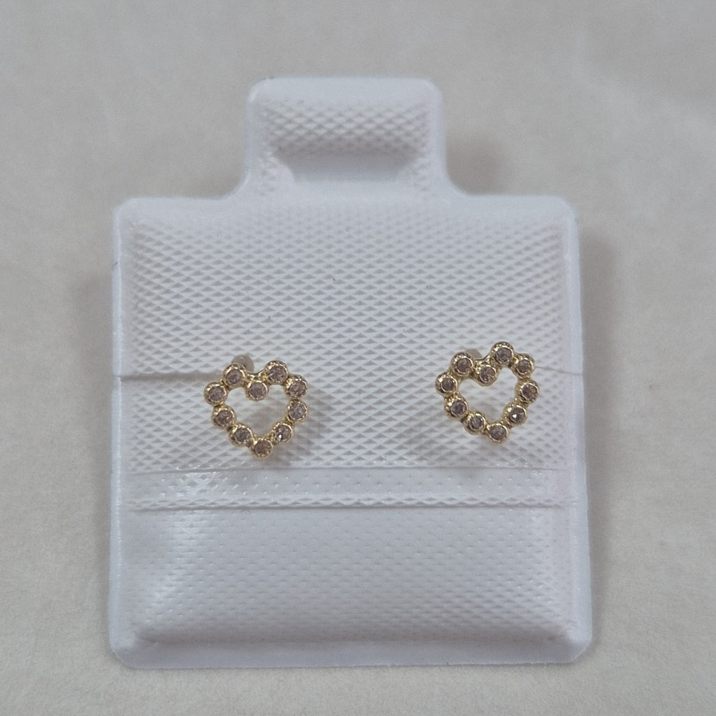 BROQUELES BROQUEL FIG CORAZON 14K 0.23 GR (NUEVO)
