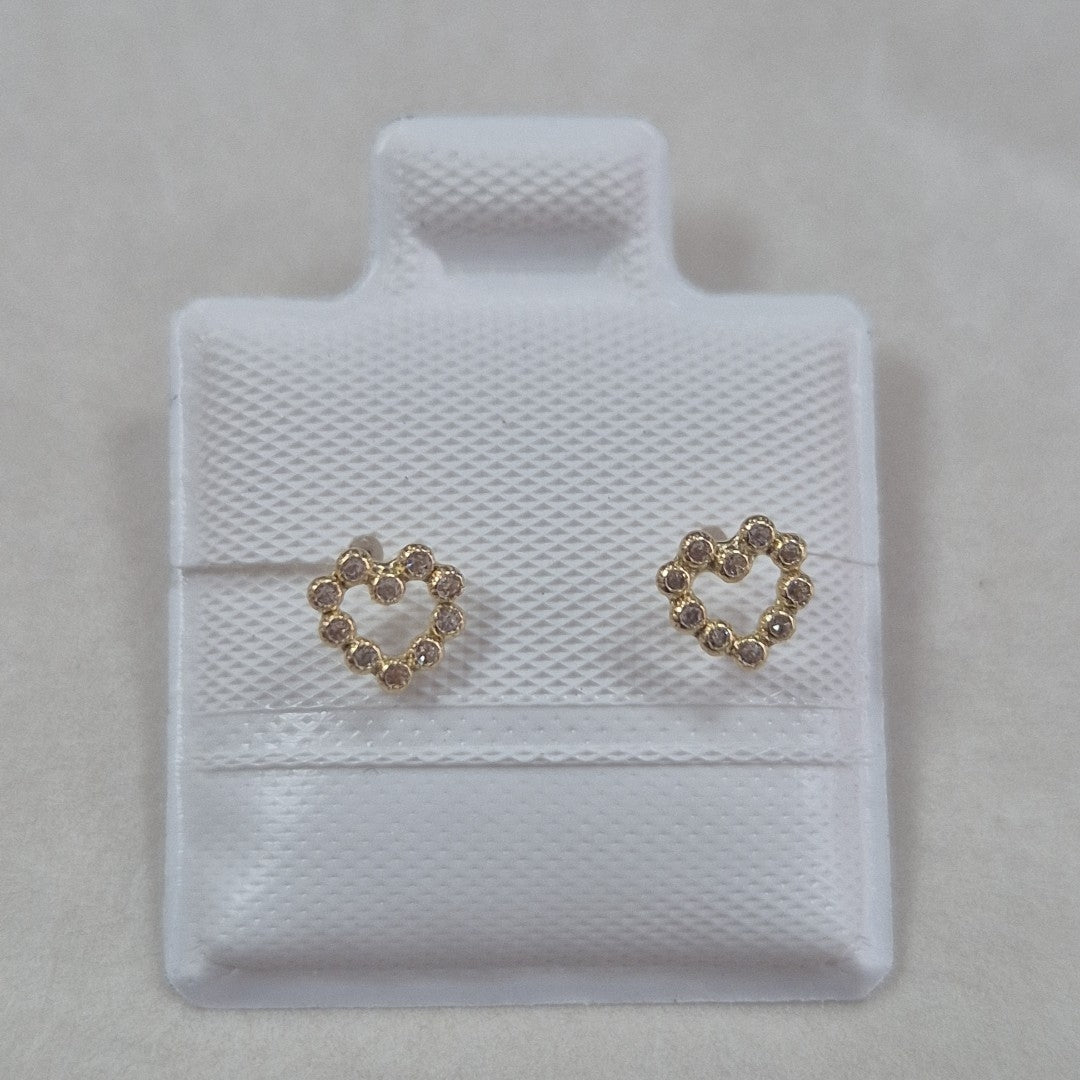 BROQUELES BROQUEL FIG CORAZON 14K 0.23 GR (NUEVO)