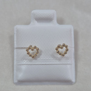 BROQUELES BROQUEL FIG CORAZON 14K 0.23 GR (NUEVO)