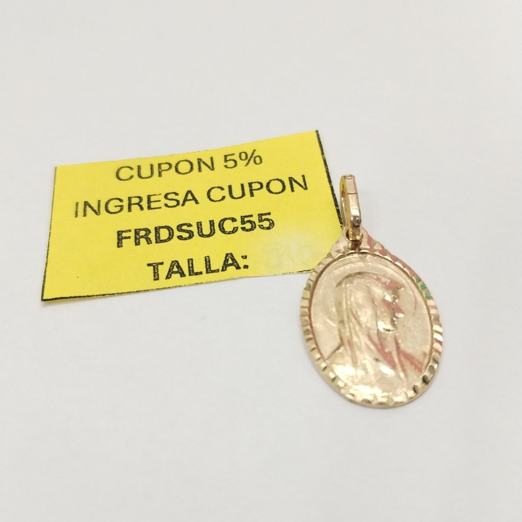 MEDALLA RELIGIOSA ORO 14 K 2,60 GRMS (SEMINUEVO)
