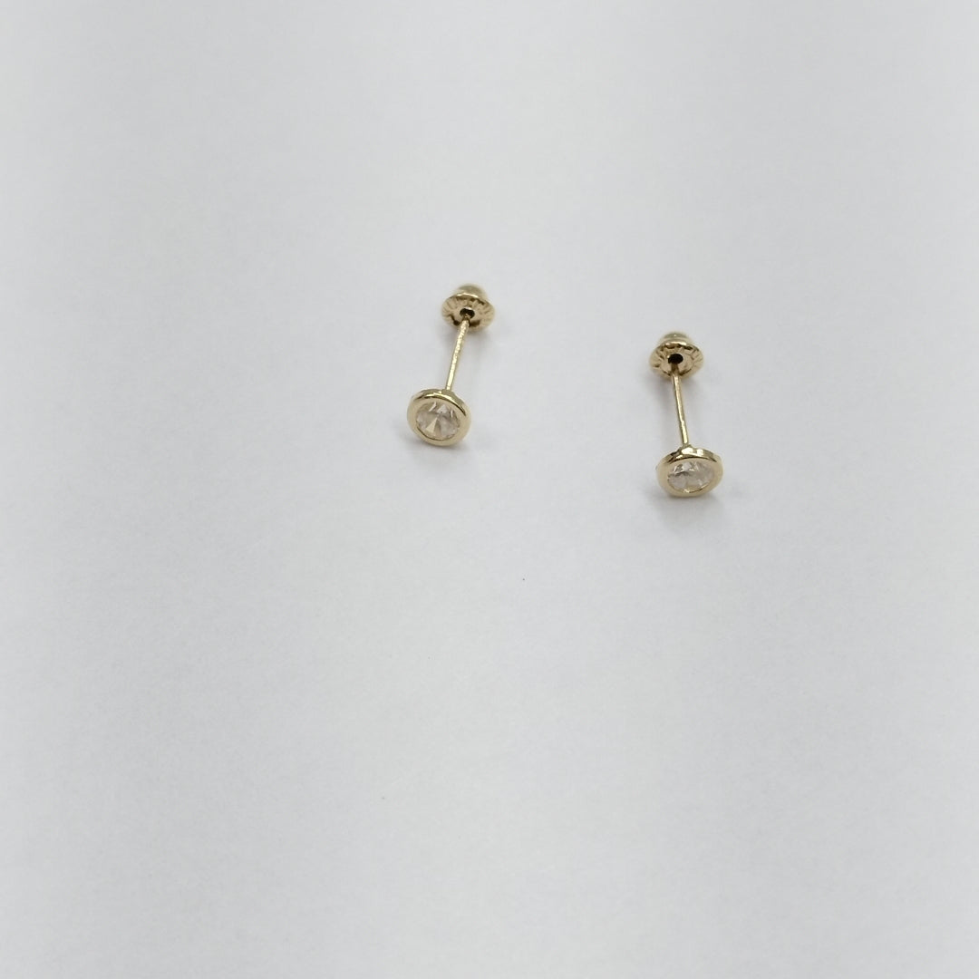BROQUELES BROQUEL C CIRCONIA 14K 0.1501 GR (NUEVO)