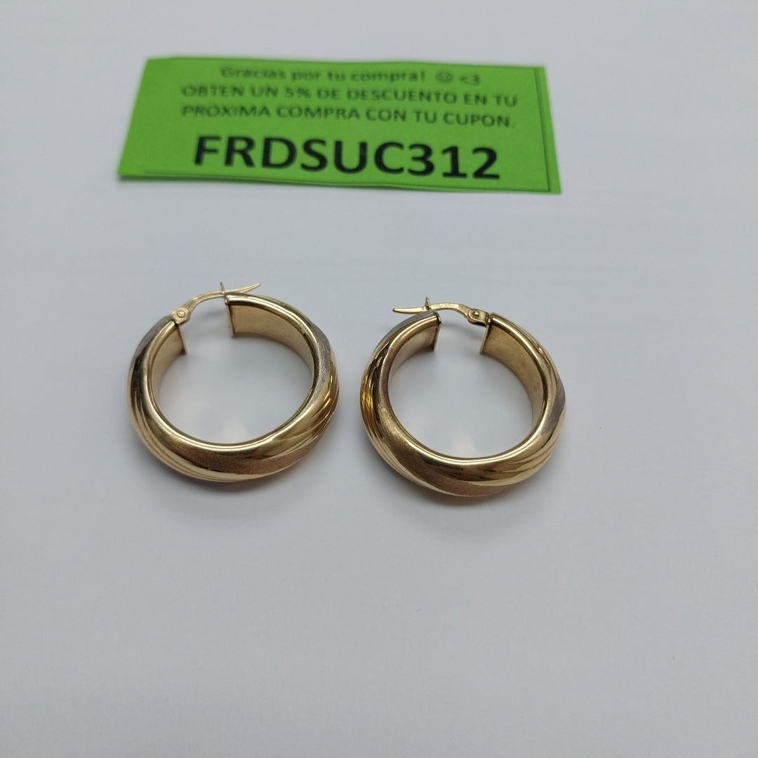 ARRACADAS PAR ORO 10 K 4,50 GRMS (SEMINUEVO)