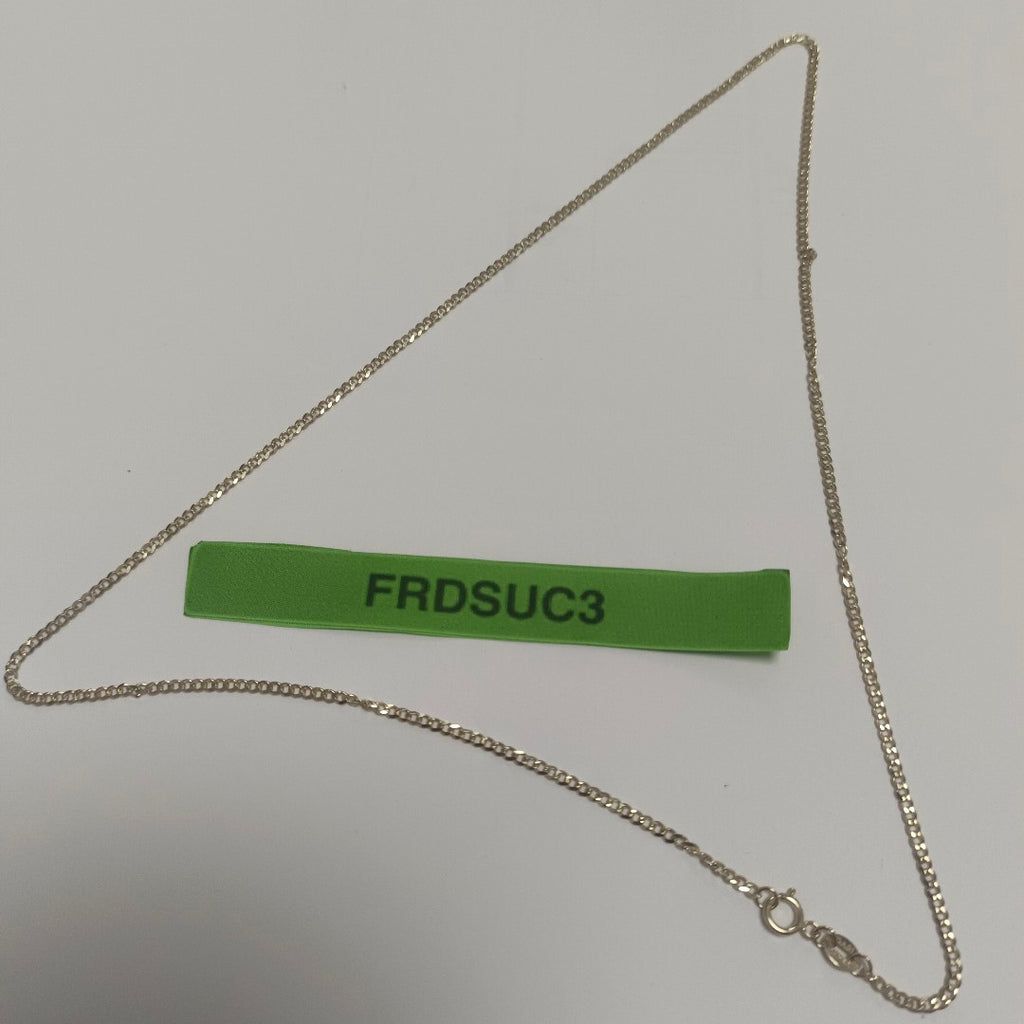 CADENAS TEJIDO BARBADA ORO 10K 50 CM 3.4 GR (NUEVO)
