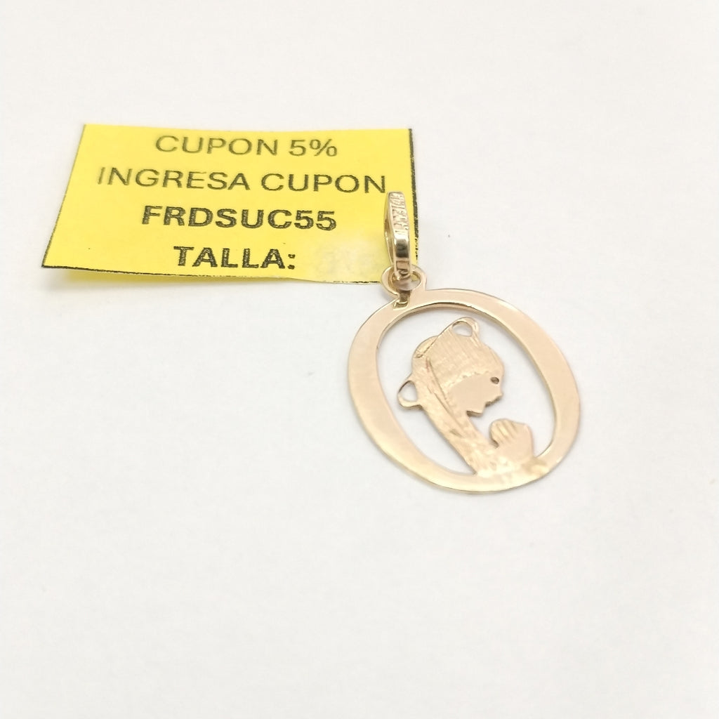 MEDALLA RELIGIOSA ORO 14 K 1,70 GRMS (SEMINUEVO)