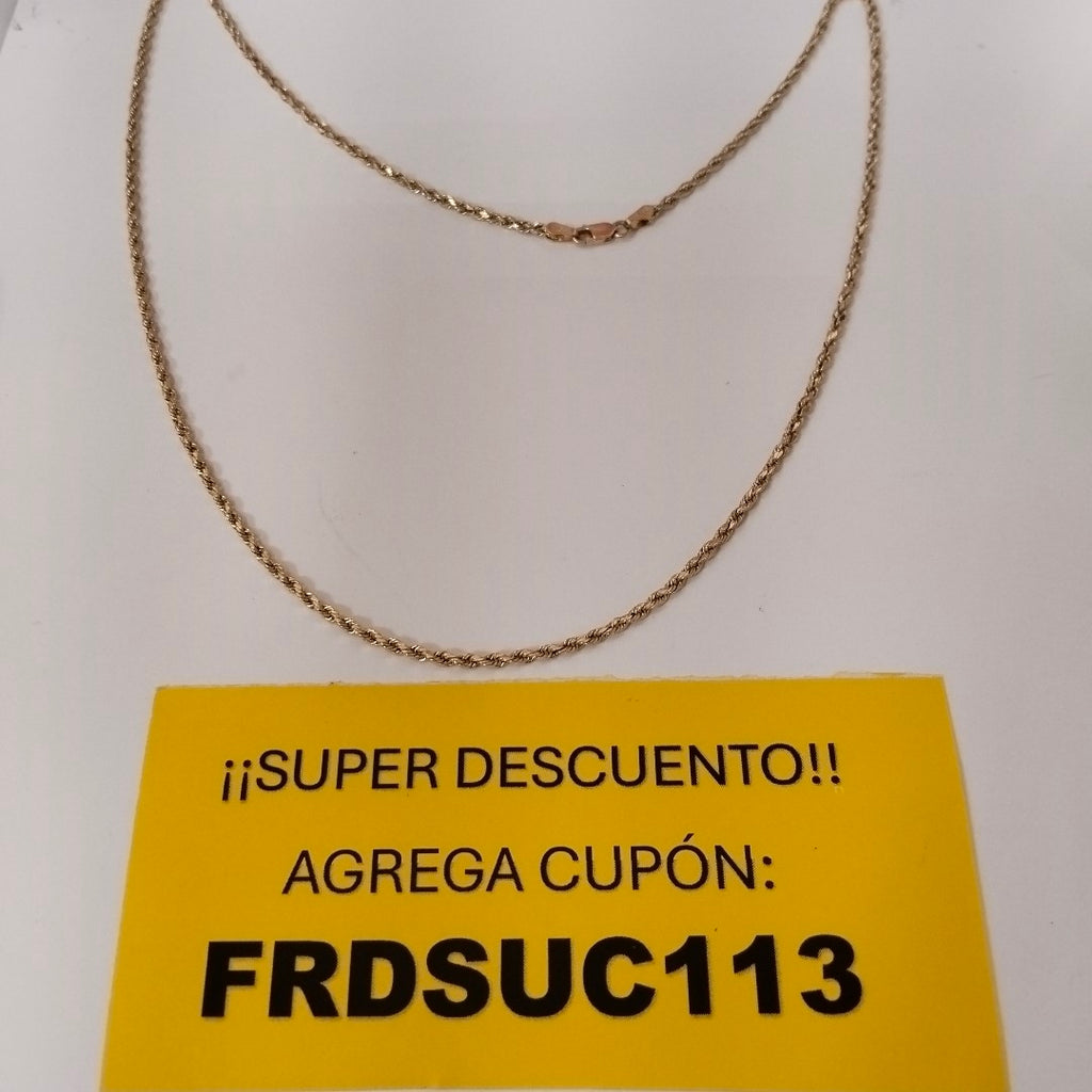 CADENA ORO 10 K 2,90 GRMS (SEMINUEVO)