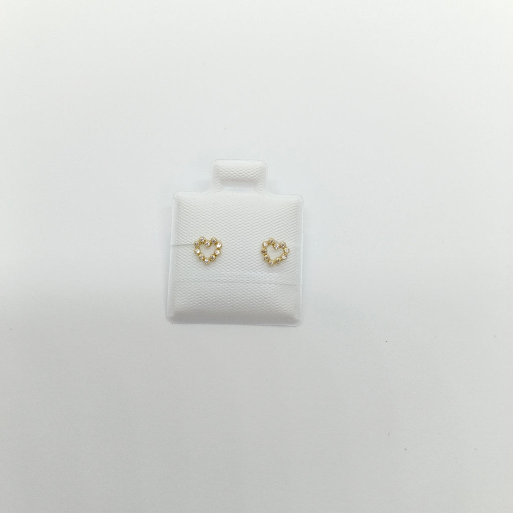 BROQUELES BROQUEL FIG CORAZON 14K 0.23 GR (NUEVO)