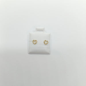 BROQUELES BROQUEL FIG CORAZON 14K 0.23 GR (NUEVO)