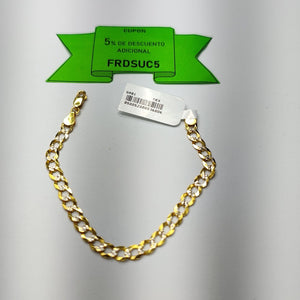 PULSERA BARBADA 14K 21 CM 5.7 GR (NUEVO)