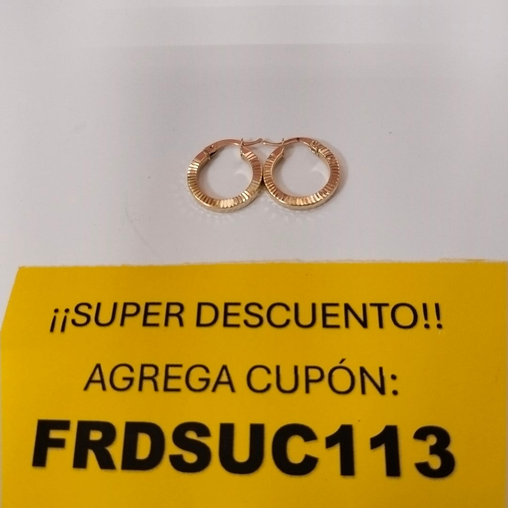 ARRACADAS PAR ORO 14 K 1,80 GRMS (SEMINUEVO)