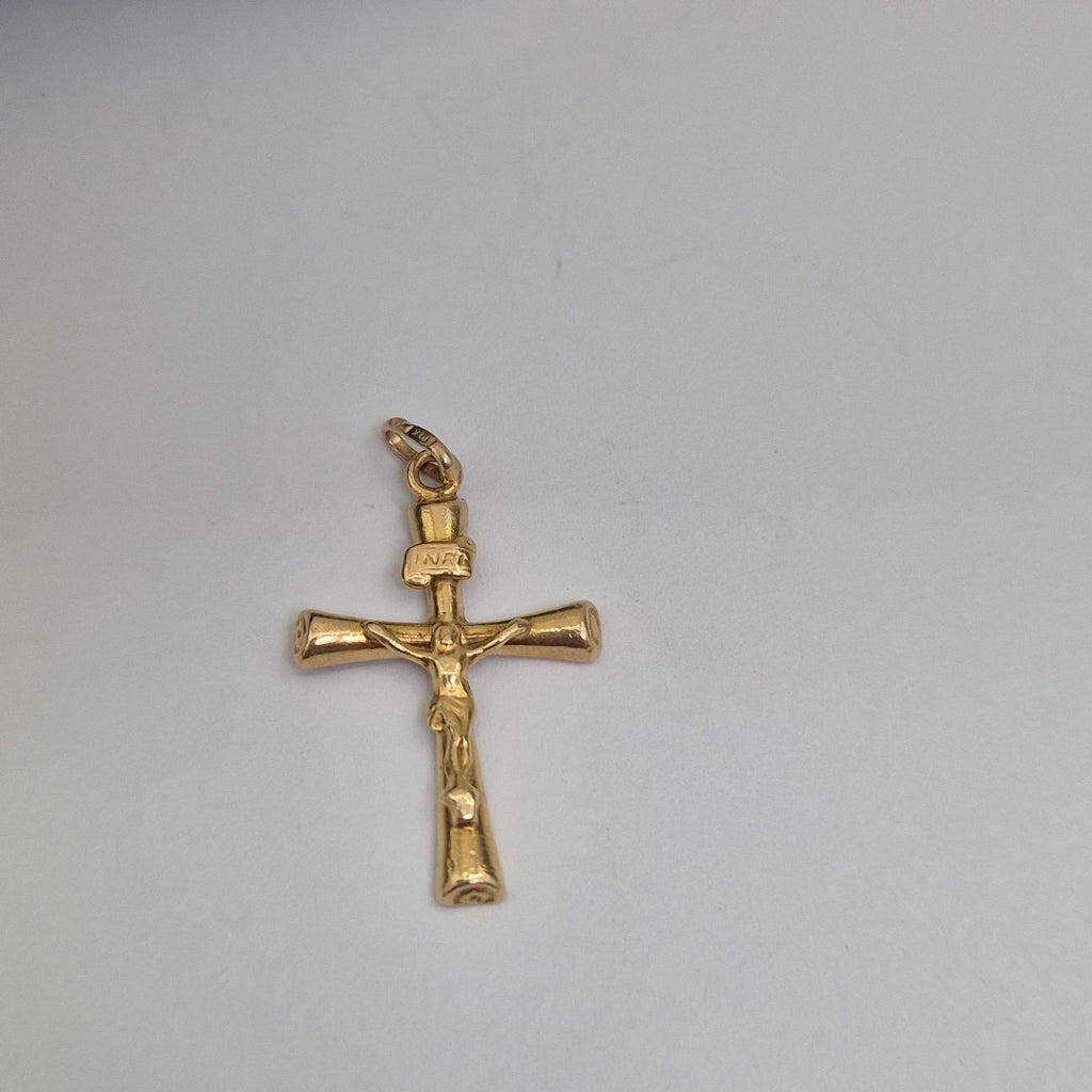 CRUCIFIJO ORO 10 K 1,40 GRMS (SEMINUEVO)