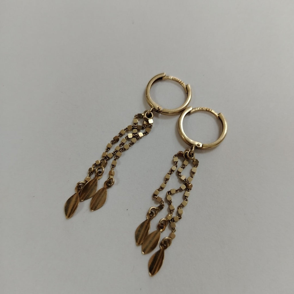 ARRACADAS PAR ORO 14 K 2,70 GRMS (SEMINUEVO)