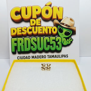 BROQUELES BROQUEL FIG OSO 14K 0.2592 GR (NUEVO)
