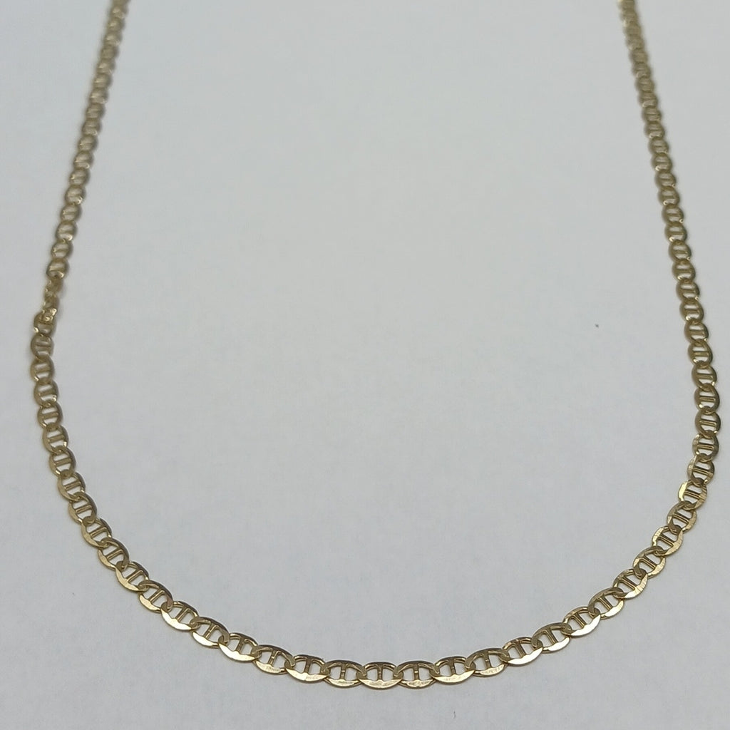 CADENAS TEJIDO GUCHI ORO 10K 55 CM 4.1 GR (NUEVO)