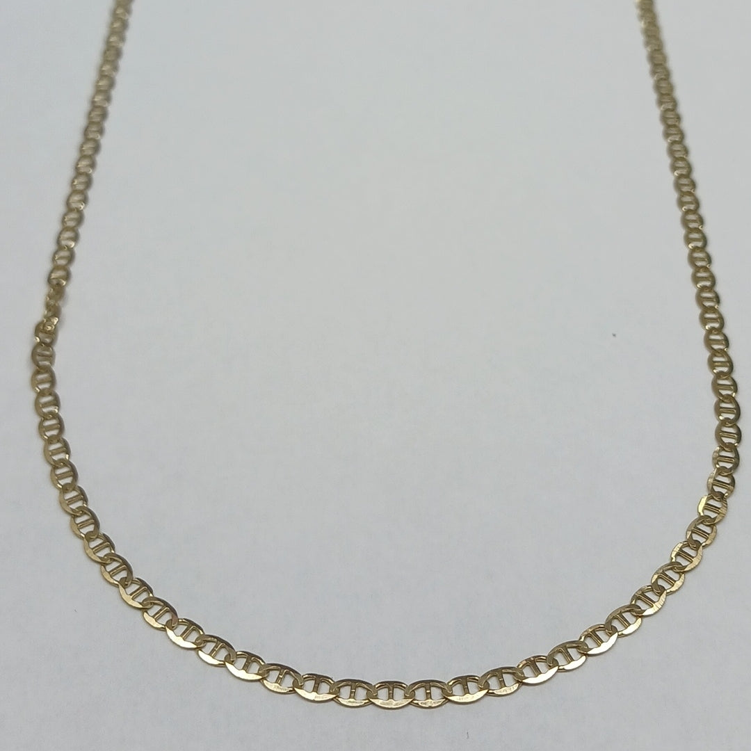 CADENAS TEJIDO GUCHI ORO 10K 55 CM 4.1 GR (NUEVO)