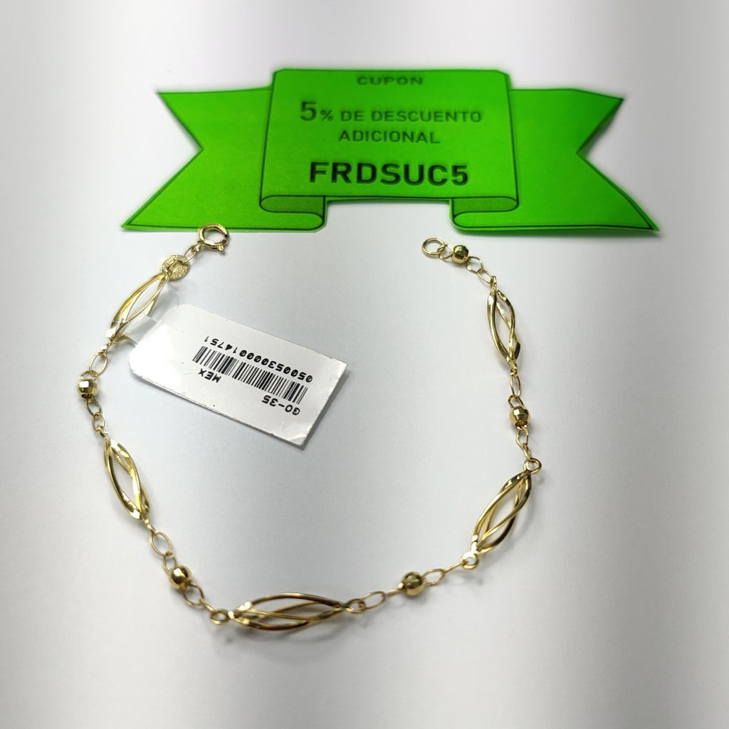 PULSERA ESPECIAL 14K 18 CM 2.1 GR (NUEVO)