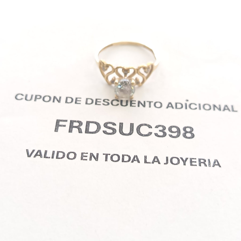 SOLITARIO ORO 10 K 1.8 GRMS (SEMINUEVO)