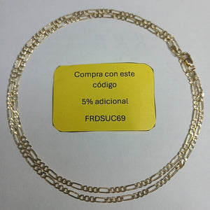CADENA 3X1 10K 55 CM 4.3 GR (NUEVO)