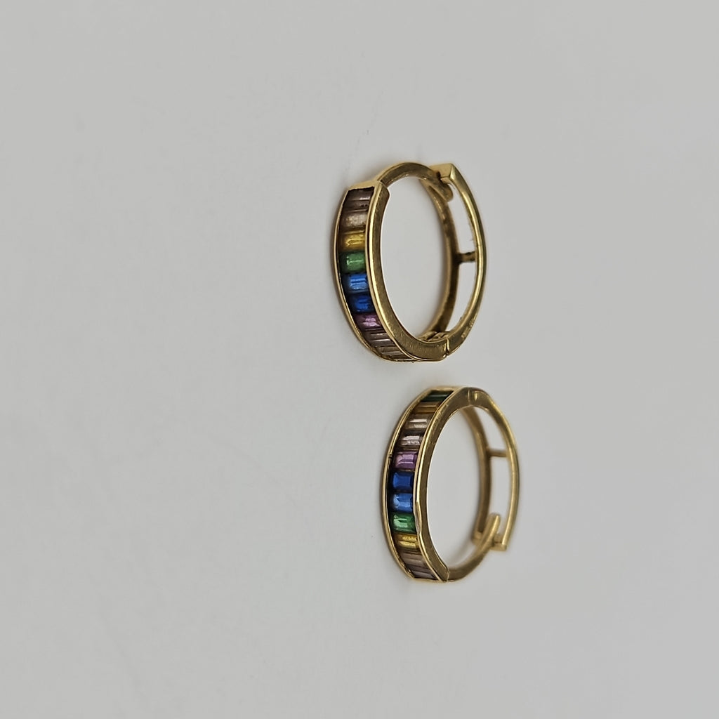 ARETES PAR ORO 10 K 1,00 GRMS (SEMINUEVO)