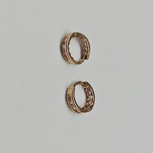 ARETES PAR ORO 14 K 1,00 GRMS (SEMINUEVO)