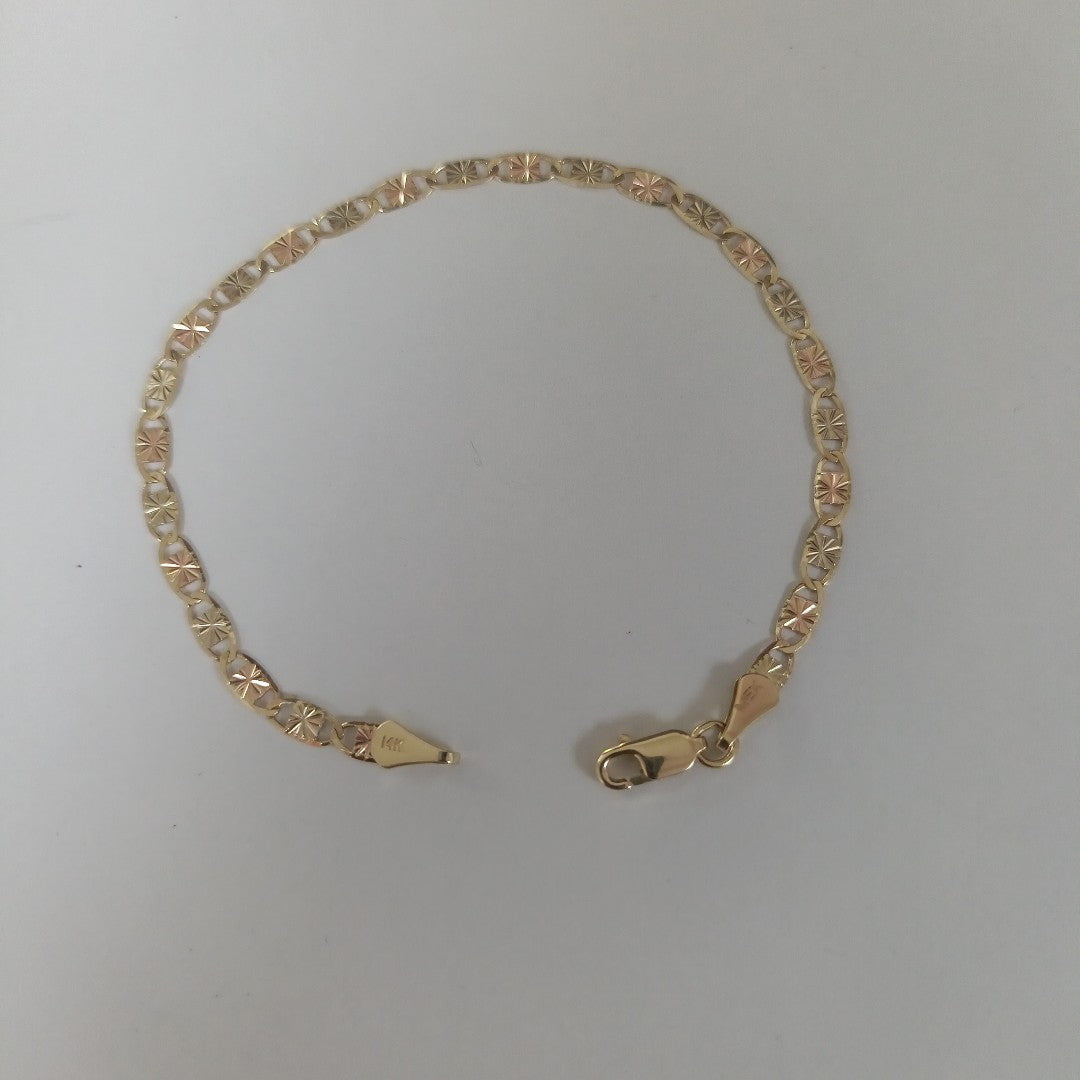 PULSERA GUCHI 14K 18 CM 2.8 GR (NUEVO)