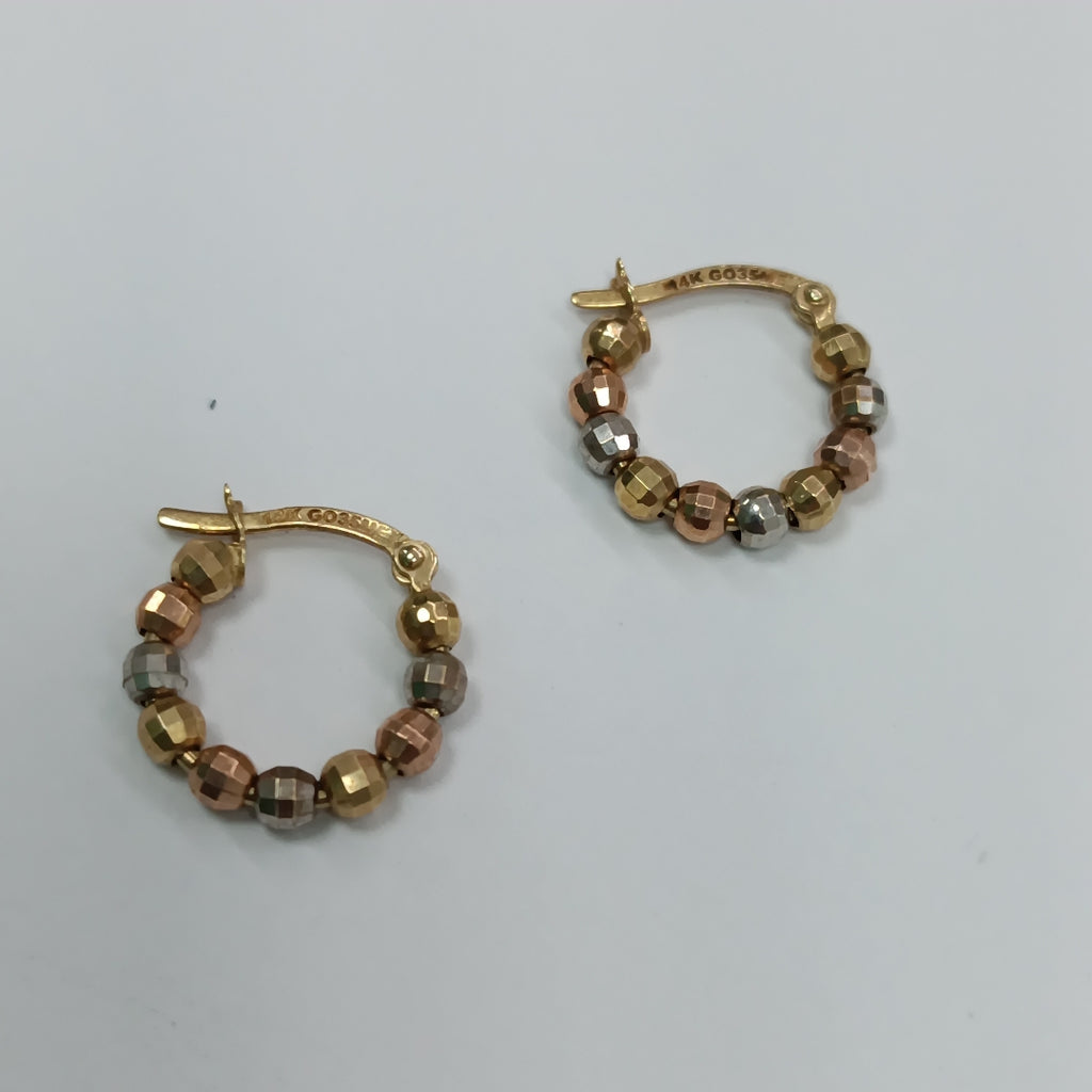 ARRACADAS PAR ORO 14 K 1,80 GRMS (SEMINUEVO)