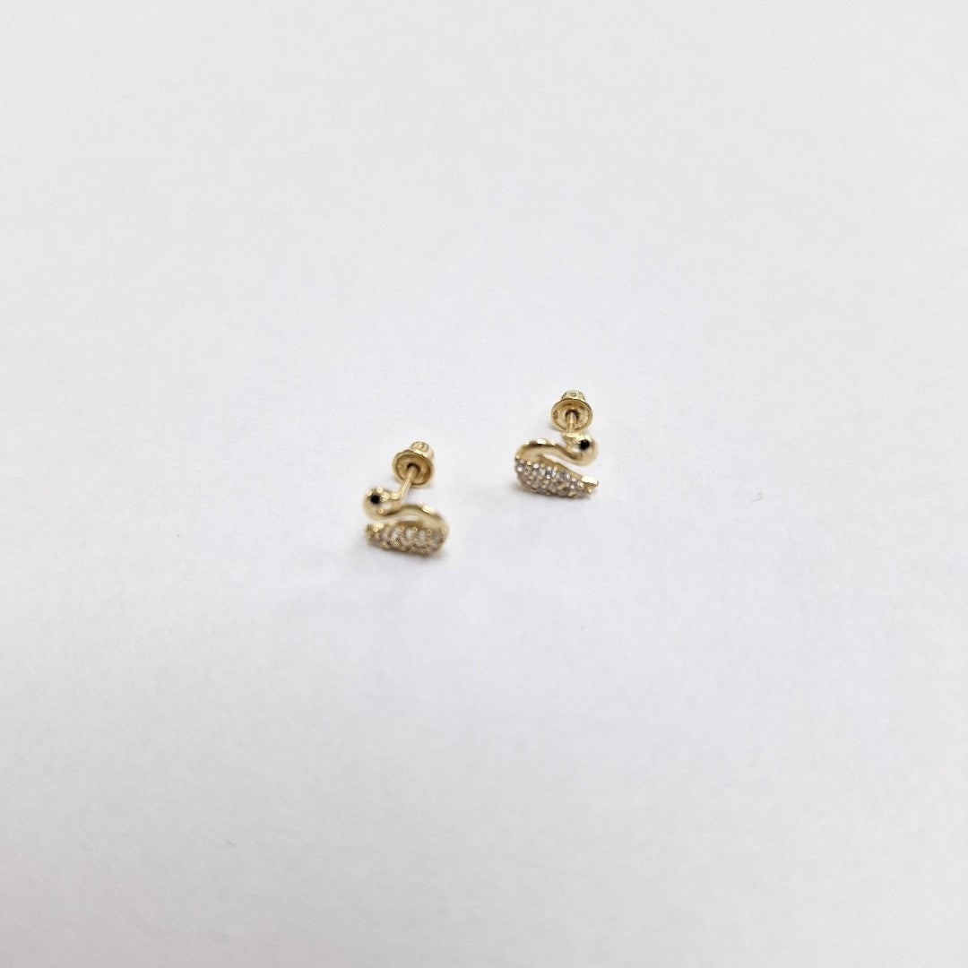 BROQUELES PAR ORO 14 K 0.5 GRMS (SEMINUEVO)