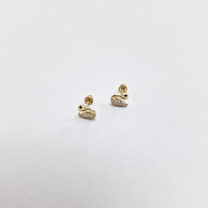 BROQUELES PAR ORO 14 K 0.5 GRMS (SEMINUEVO)