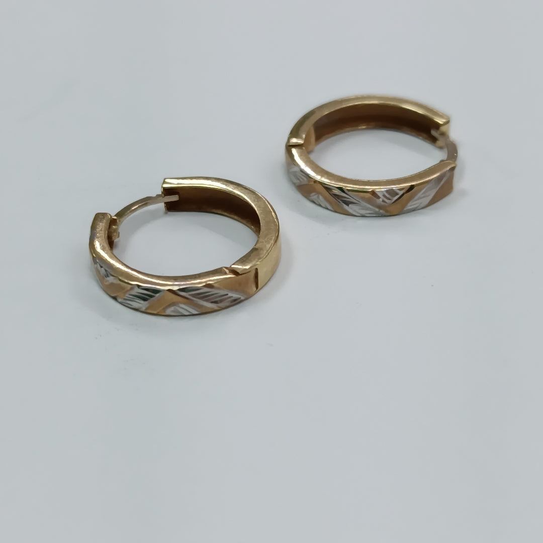 ARRACADAS PAR ORO 14 K 2,10 GRMS (SEMINUEVO)