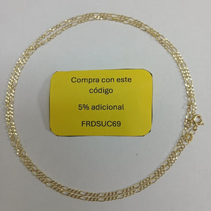 CADENA 3X1 10K 55 CM 2.3 GR (NUEVO)