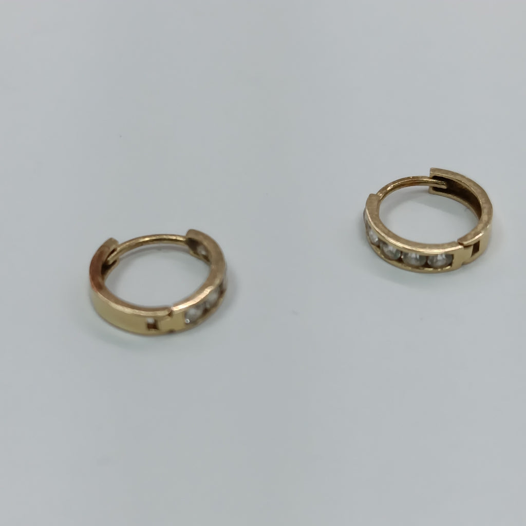 ARRACADAS PAR ORO 14 K 0,70 GRMS (SEMINUEVO)