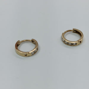 ARRACADAS PAR ORO 14 K 0,70 GRMS (SEMINUEVO)