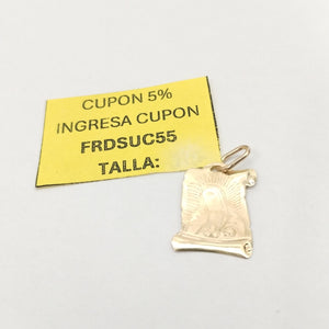 MEDALLA RELIGIOSA ORO 14 K 0,50 GRMS (SEMINUEVO)