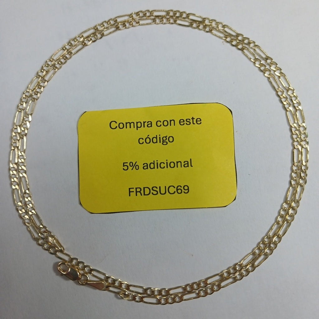 CADENA 3X1 10K 55 CM 4.2 GR (NUEVO)