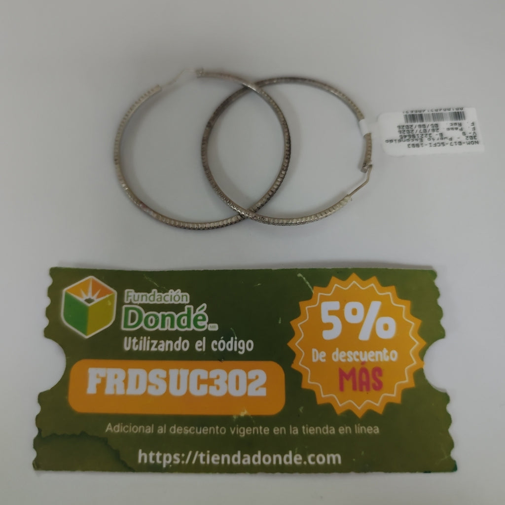 ARRACADAS PAR PLATA 4.6 GRMS (SEMINUEVO)