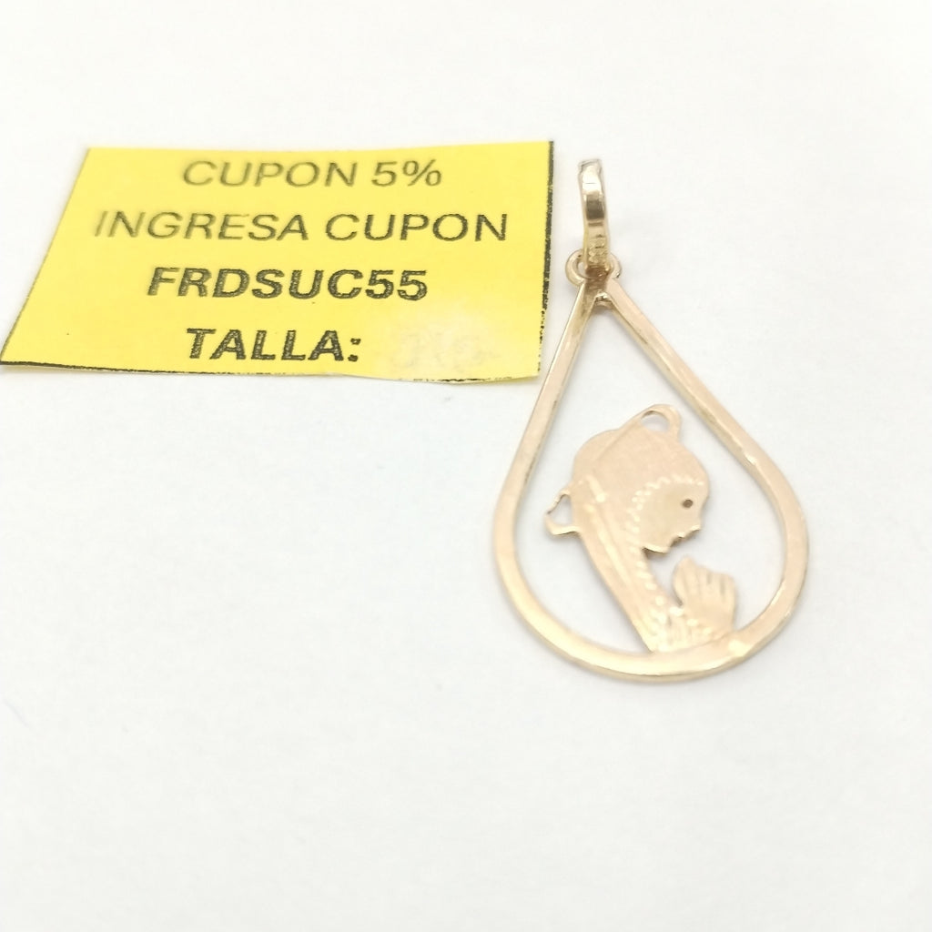 MEDALLA RELIGIOSA ORO 14 K 1,80 GRMS (SEMINUEVO)