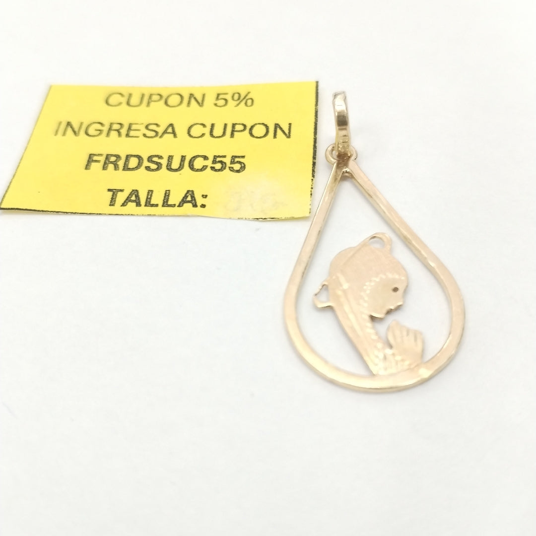 MEDALLA RELIGIOSA ORO 14 K 1,80 GRMS (SEMINUEVO)